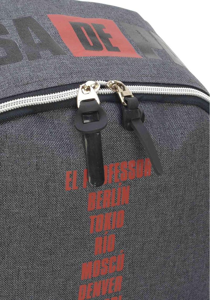 Mochila-Escolar-La-Casa-De-Papel-Cinza-MS46065CP-Luxcel-5