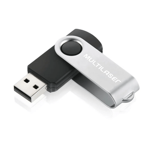 Pen Drive Twist 8GB USB 2.0 Preto Multilaser PD587