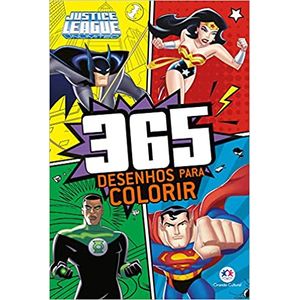 365 Desenhos Para Colorir LIGA DA JUSTIÇA