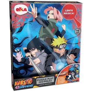 Puzzle Play 100 Peças Lente Mágica Naruto Shippuden 1192