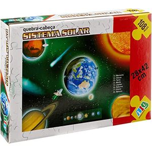Quebra Cabeça 108 Peças Sistema Solar 0284