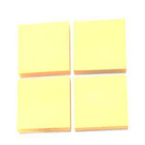 Bloco Adesivo Amarelo Moure Jar 4 Blocos 38x38mm