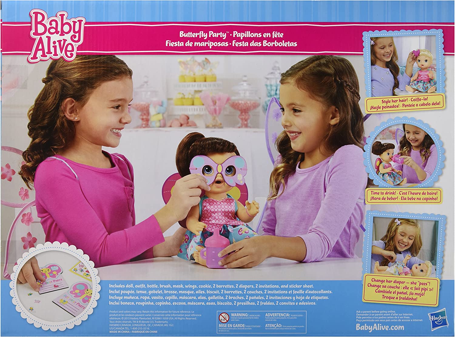 Baby alive hot sale butterfly party doll