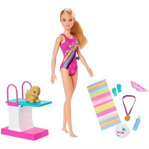Boneca Barbie Aventuras Nadadora GHK23