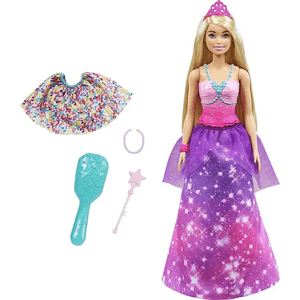Boneca Barbie Transformação Princesa Sereia GTF92