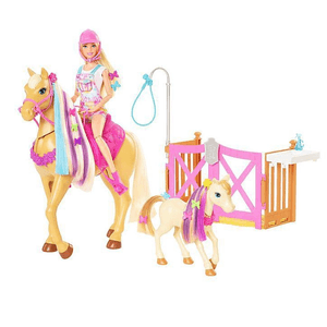 Barbie Com Cavalo Penteados Divertidos GXV77