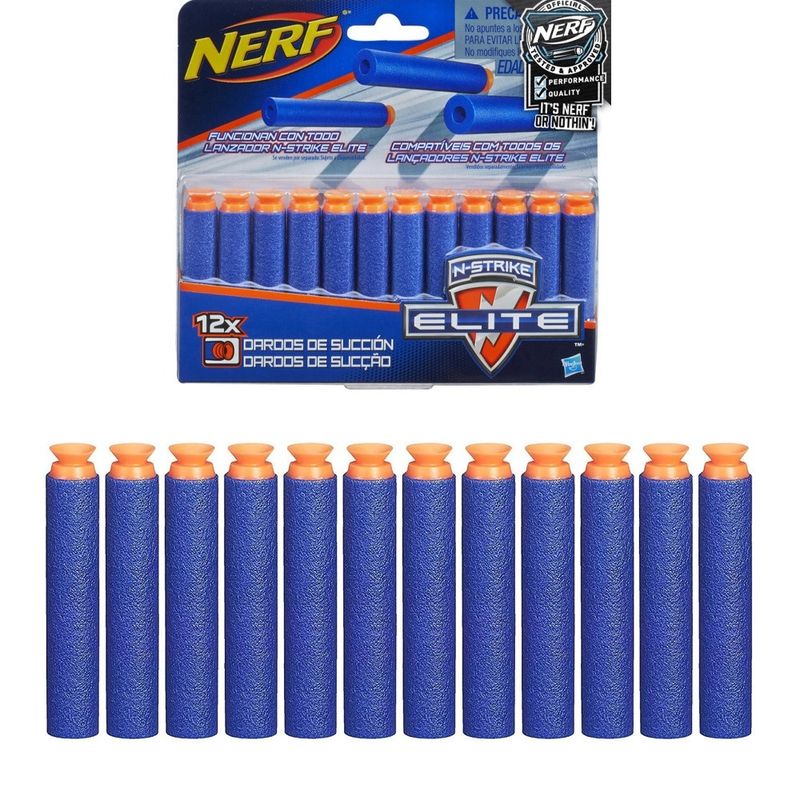 10pçs Refil Nerf Balas De Eva Com Recarga De Furo De Espuma De Recarga  Dardos Seguro Brinquedo Arma Para Nerf