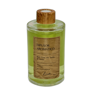 Difusor Aromático com Varetas Floresta De Capim Limão 250 ml