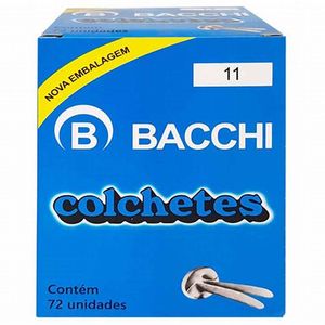 Colchetes nº11 Bacchi com 72 unidades