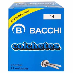 Colchetes nº14 Bacchi com 72 unidades