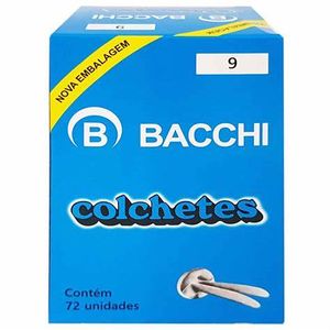 Colchetes nº9 Bacchi com 72 unidades