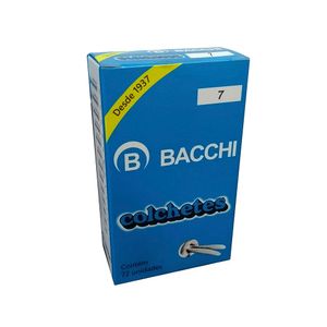 Colchetes nº7 Bacchi com 72 unidades