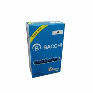 Colchetes nº6 Bacchi com 72 unidades