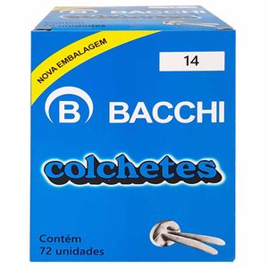 Colchetes nº13 Bacchi com 72 unidades