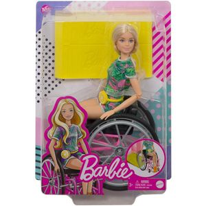 Barbie Fashion Loira Cadeira De Rodas GRB93