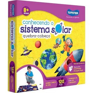 Quebra Cabeça 120 Peças Conhecendo O Sistema Solar 2219