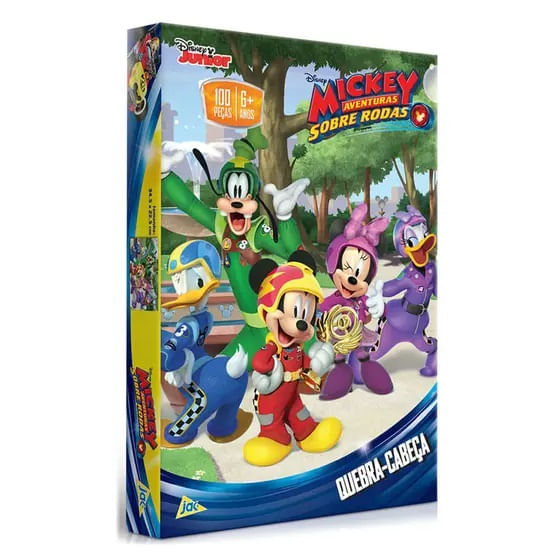 Quebra Cabeça Disney Junior Mickey E Pluto 60 Peças Jak