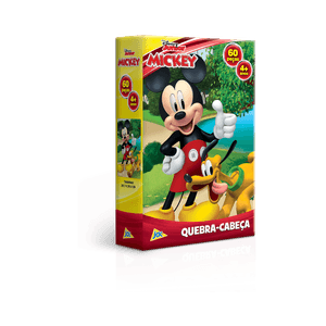 Quebra Cabeça 60 Peças Mickey E Pluto 2814