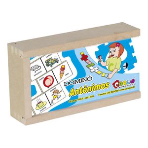 Dominó Antônimos MDF 28 peças 1033