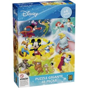 Quebra Cabeça Puzzle 48 peças Gigante Disney 03117