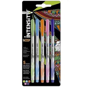 Caneta Bic Ponta Porosa Intensity 1.0MM 5 Cores