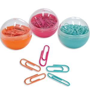 Clips 28mm Bolinhas Cores Sortidas 80 Unidades