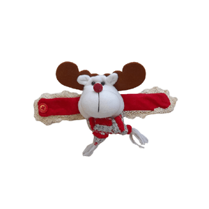 Prendedor De Cortina Cabeça Boneco Natalino Sortido 30x18cm Xts0150