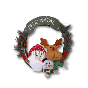 Guirlanda Trio Bonecos Natalinos Com 20 Leds Xts0182