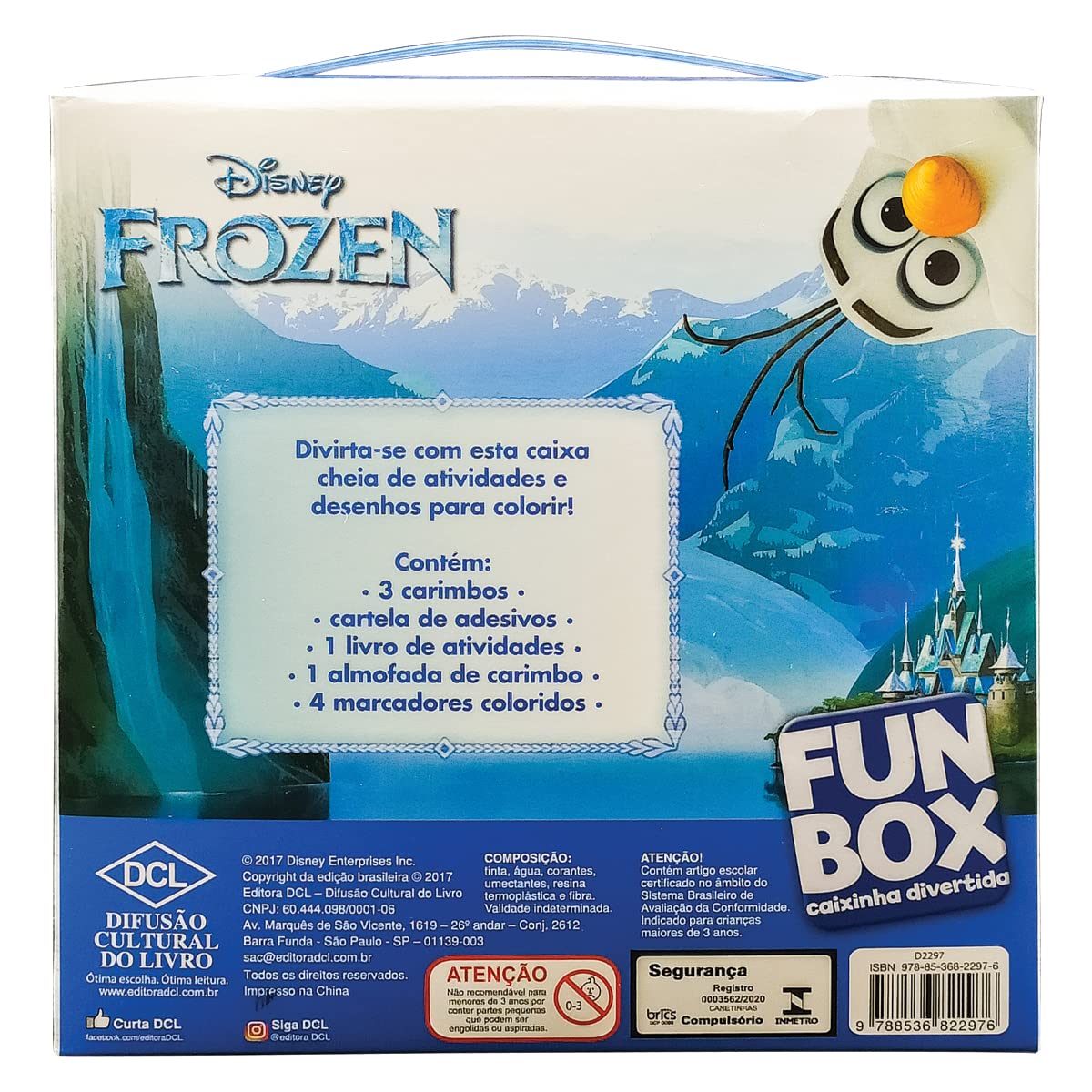 Livro Jogos Disney Frozen