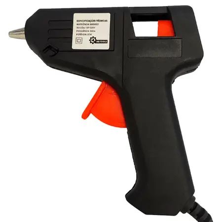 Pistola de cola quente profissional - Pistola de cola quente 20w -  Encadernação Mania - Loja de Insumos Para Papelaria e Mais