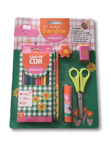 Kit Escolar Camping LEONORA 72198 - Papelaria Literarte