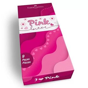Kit Love Pink Com 9 Peças Faber Castell