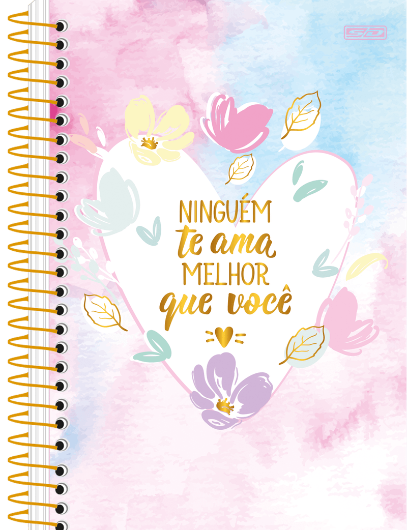 Caderno Espiral Capa Dura 14 Mulher 80 Folhas 9421