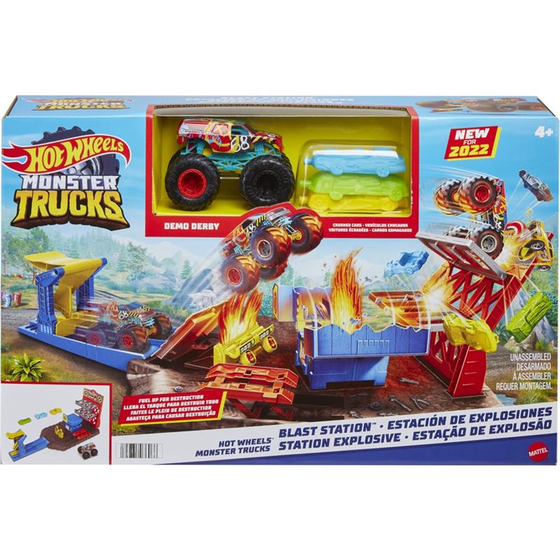 Hot Wheels Monster Trucks Esta o Explos o HFB12