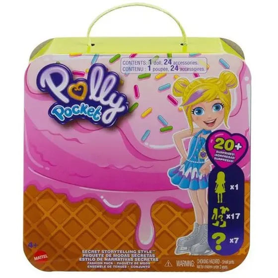 Boneca Polly Pocket - Pacote de Modas Médio Sortido - Mattel - Loja Mega