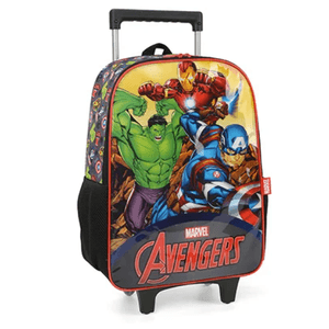Mochila Escolar Com Carrinho Avengers IC38002AG-PT