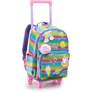 Mochila Com Carrinho 17 Glitt MR15282