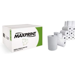 Kit Bobina Térmica P/Pdv 57x22 Branca C/30 Maxprint