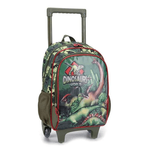 Mochila C/Carrinho Dinosaurs World IN2356-R