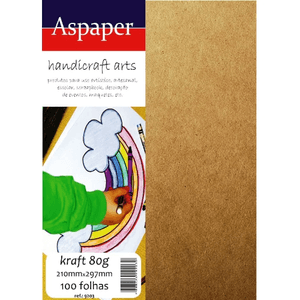 Papel Kraft A4 80g C/100fls Jandaia