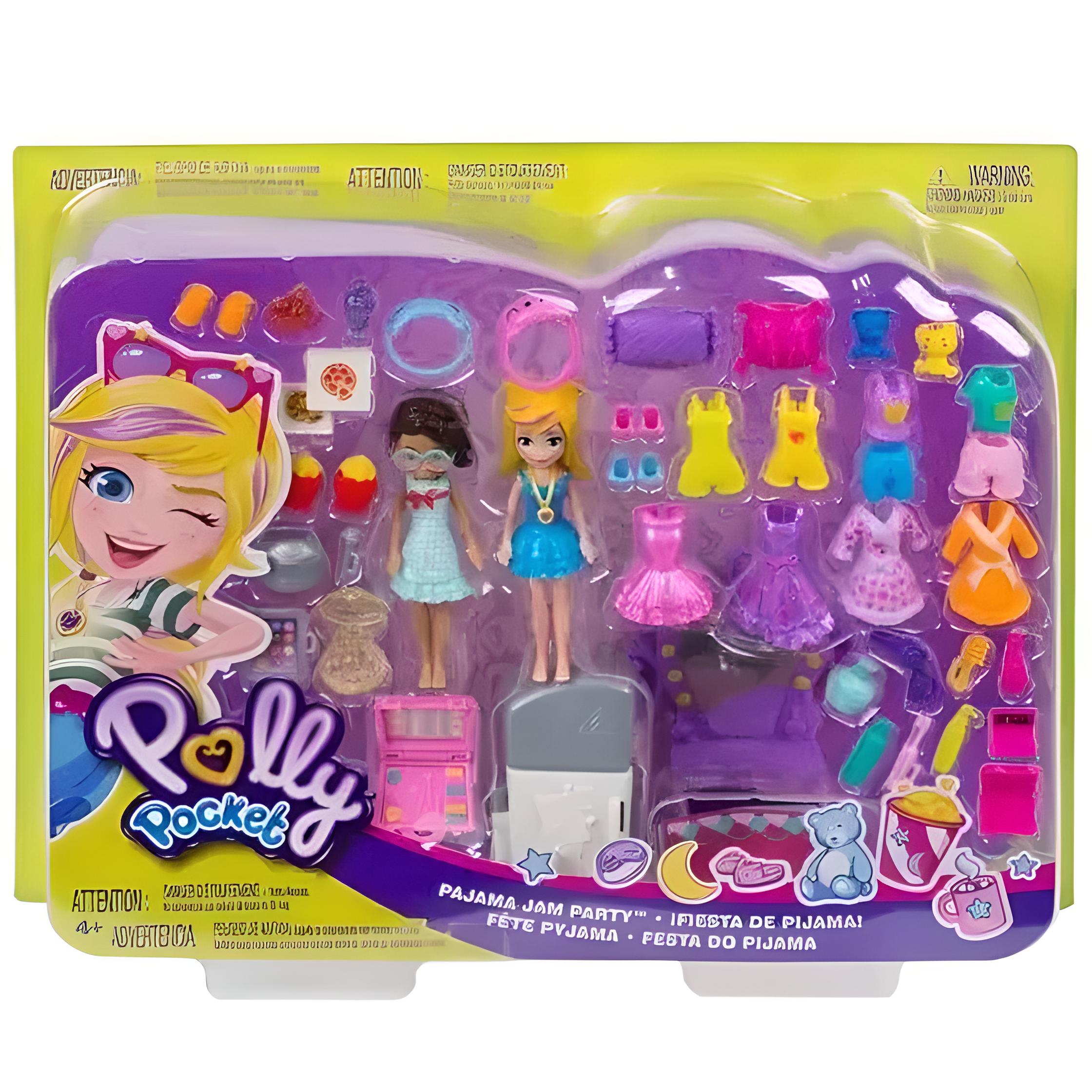 Polly Pocket Conjunto 2 Amigas Hora De Brincar Mattel Gfr06