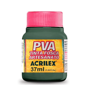 Tinta P.V.A P/Artesanato 37ml Verde Esmeralda 571