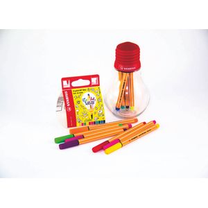 Caneta Stabilo Point Colorful Com 12