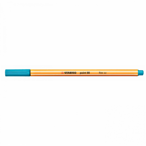 Caneta Hidrográfica Stabilo Point 88 Fine 0,4 Azul Turquesa