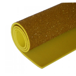 Folha E.V.A Brilho Dourado/Ouro Lyke
