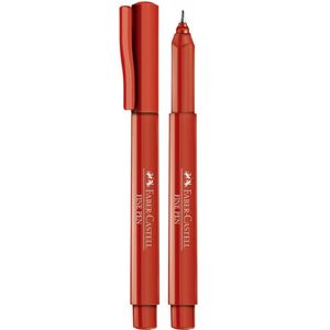 Caneta Faber-Castell Fine Pen 0.4mm Vermelha