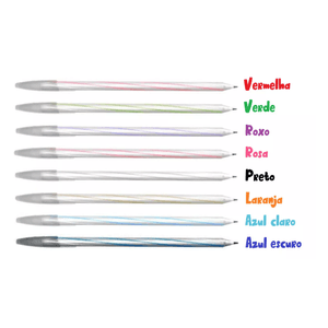 Caneta Esferográfica Cis Spiro Clean 0,7mm Diversa