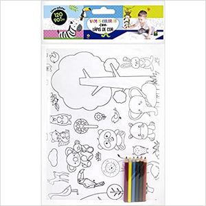 Livro-pôster para Colorir: Selva
