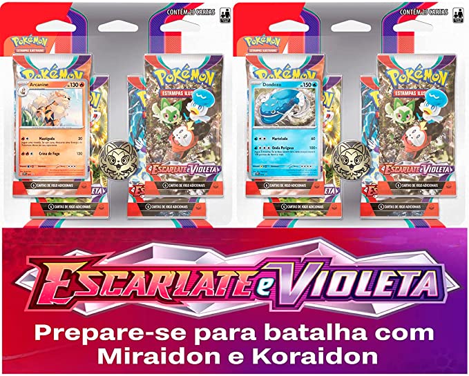 Carta Pokémon Miraidon E Koraidon Escarlate E Violeta