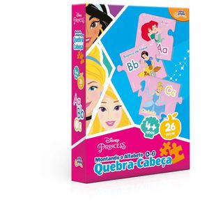 Quebra-Cabeça 3D - Princesas - Disney - 48 Peças - Multikids